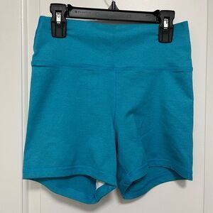 FLEO Women's Ascend Blue Workout Shorts